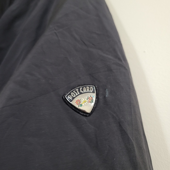 Post card women's coat in black size 6 - Picture 3 of 6